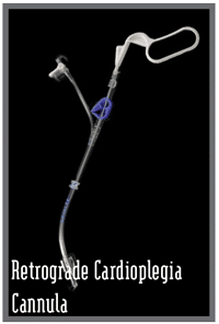 Surge retrograde cannula